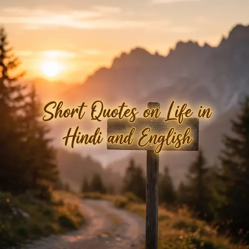 Best 100+ Short Quotes On Life In Hindi & English