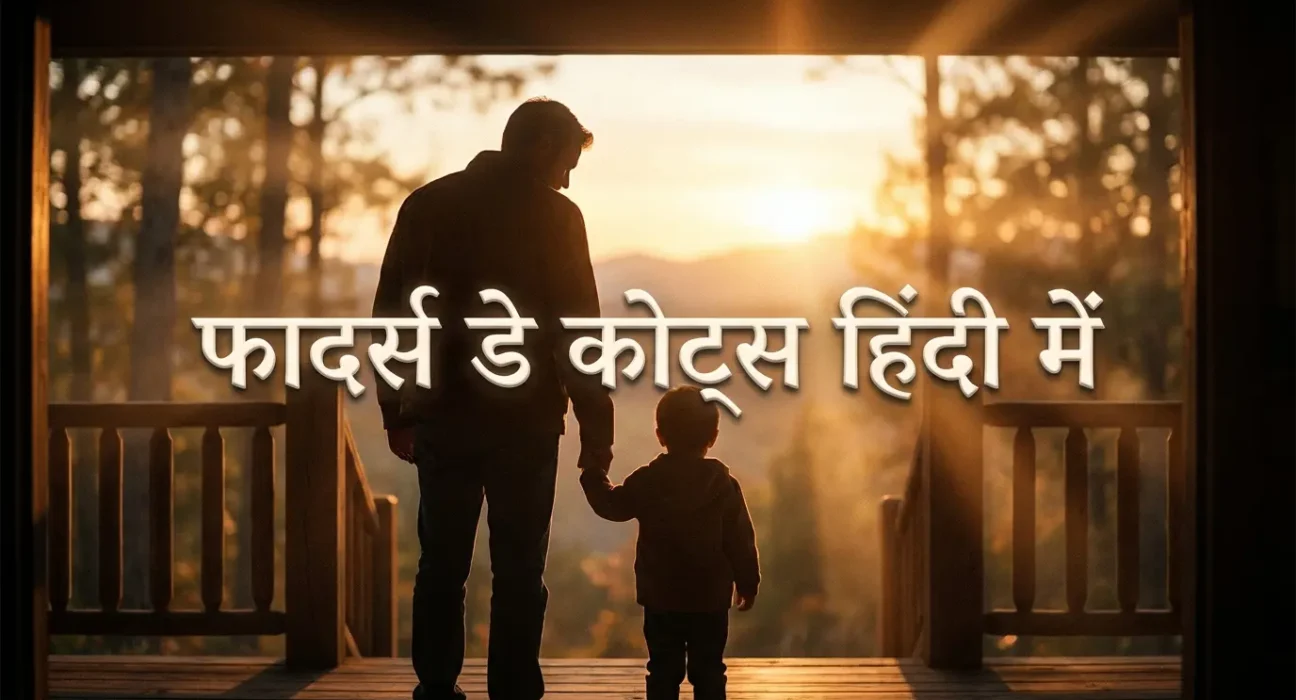 Fathers Day Quotes In Hindi: पापा के लिए दिल को छू लेने वाले खूबसूरत संदेश 2026 - Shayari Metro