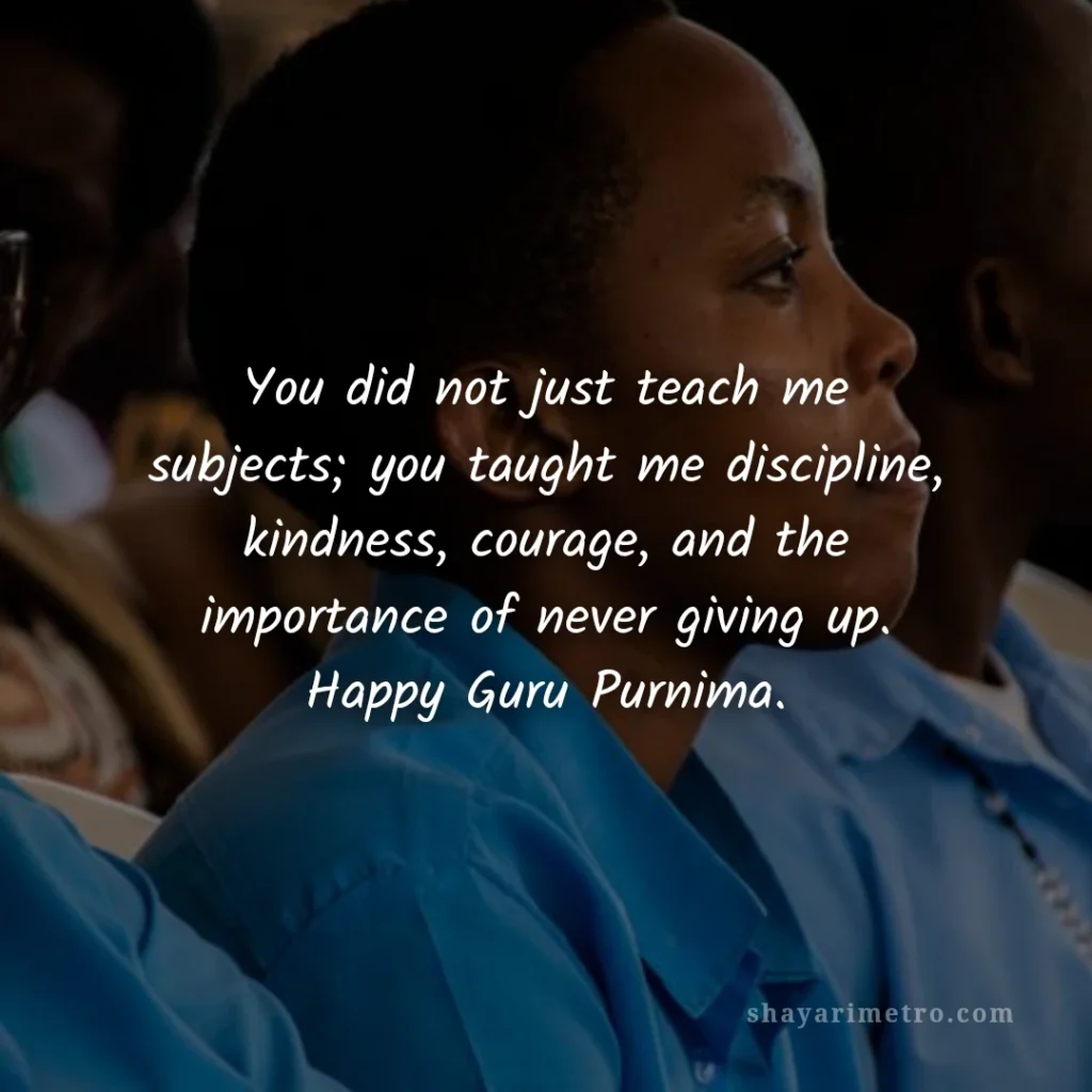 Guru Purnima Wishes in English: Discipline and Courage | ShayariMetro