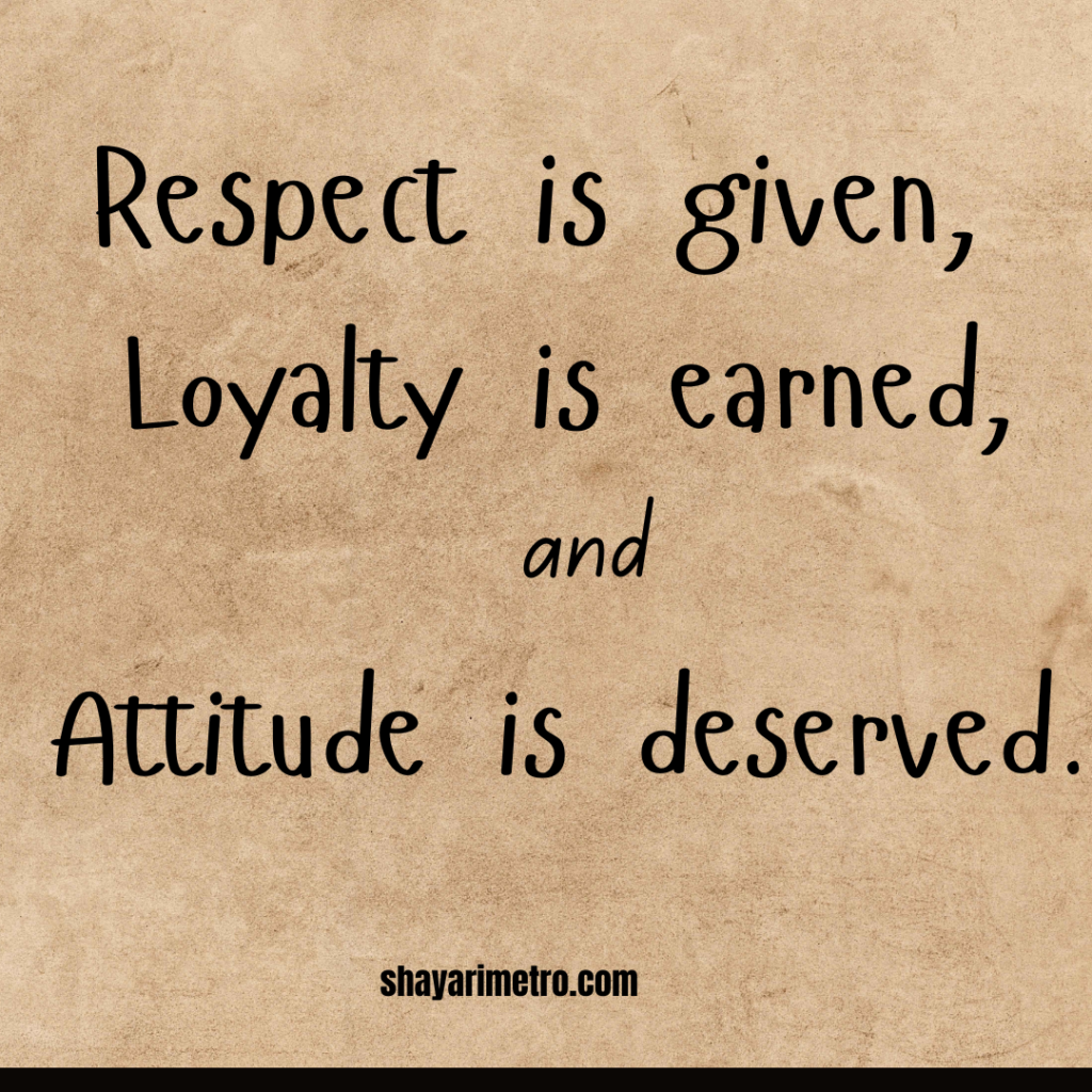 Best Swag Attitude Shayari in English | Short Shayari Attitude | shayarimetro