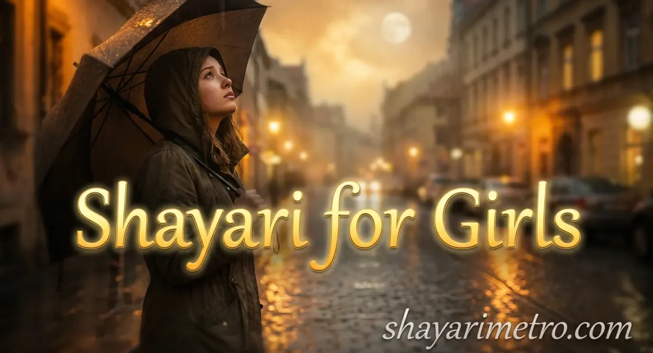 Best Stylish Shayari For Girls | Attitude, Love & Cute Shayari Collection %