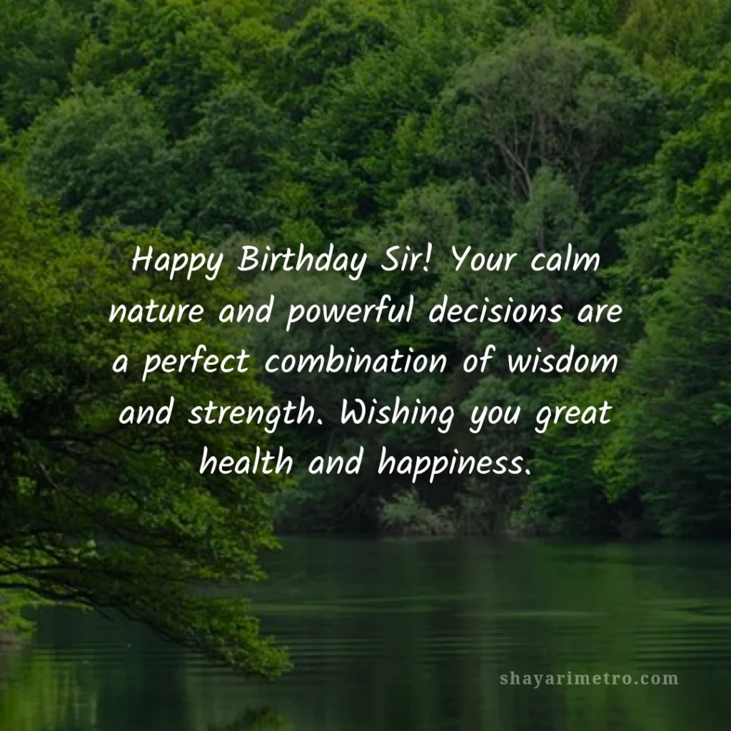 Unique 550+Birthday Wishes for Sir: Calm Wisdom and Strength | ShayariMetro Unique 550+Birthday Wishes for Sir: Calm Wisdom and Strength | ShayariMetro